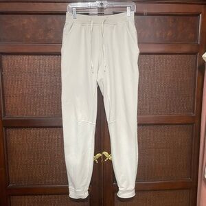 Lululemon City Sweat Mans Jogger Beige‎ Size S Gym Summer Running